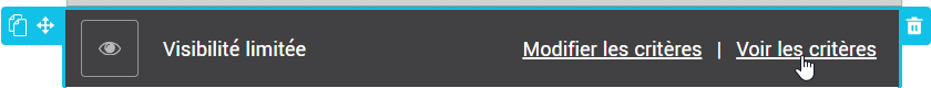 Voir les critères